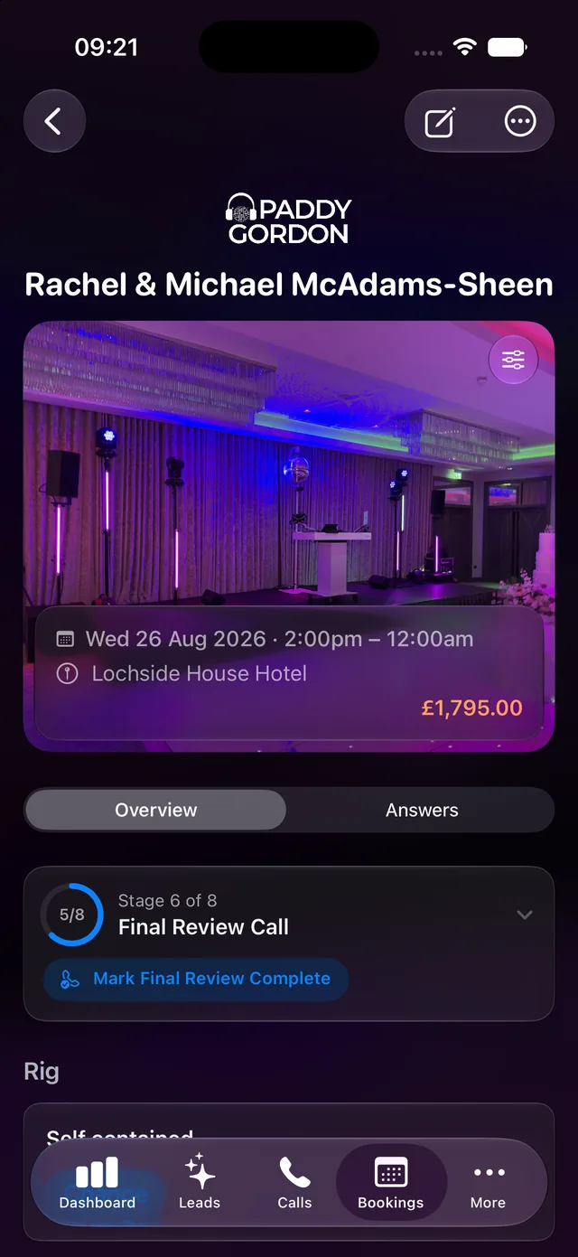 The iPhone app